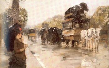 施爾德 哈森 April Showers, Champs Elysees Paris 施爾德 哈森 April Showers, Champs Elysees Paris